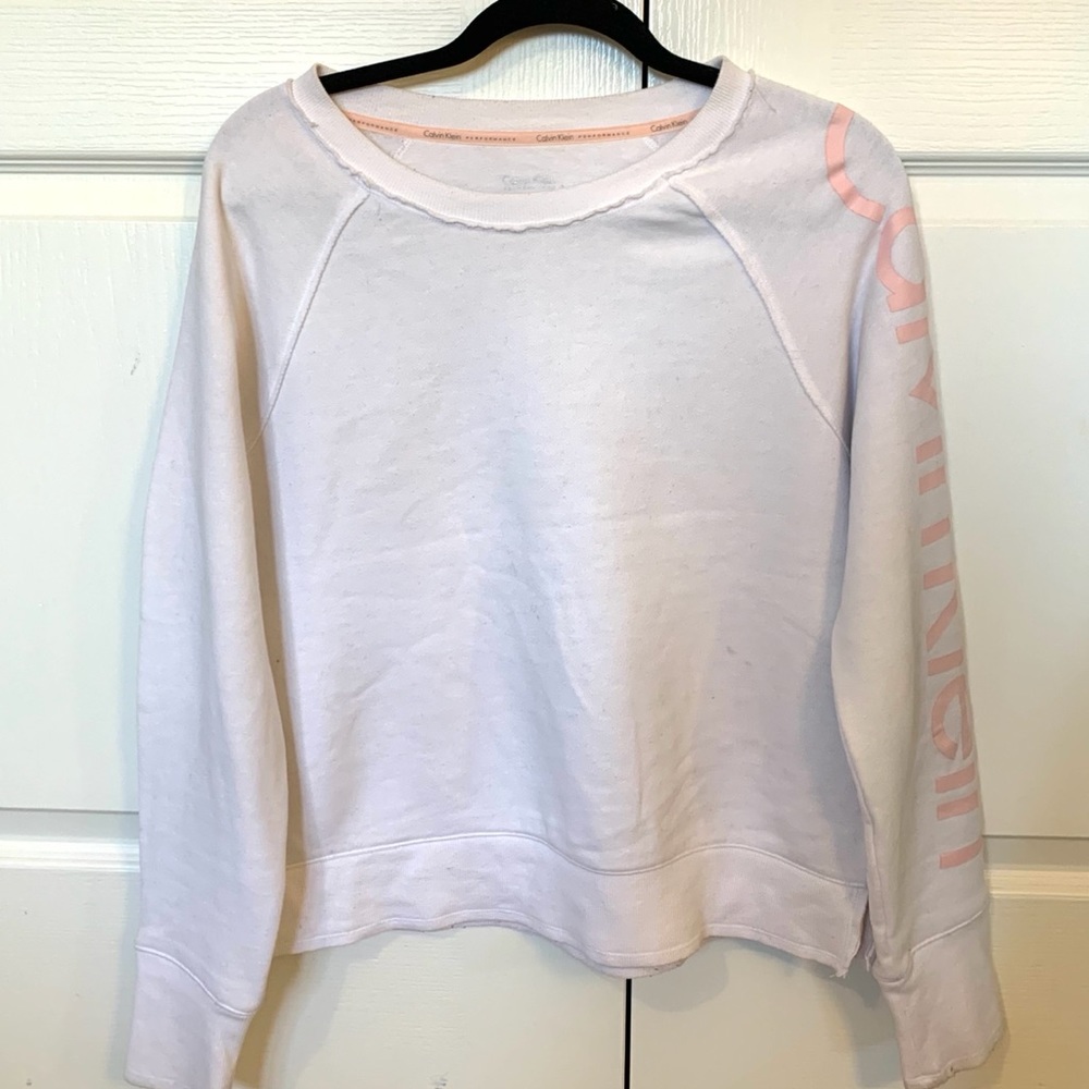 Calvin Klein White Sweater size L